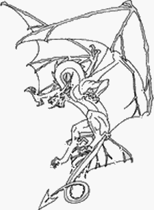 coloriage dragon menacant